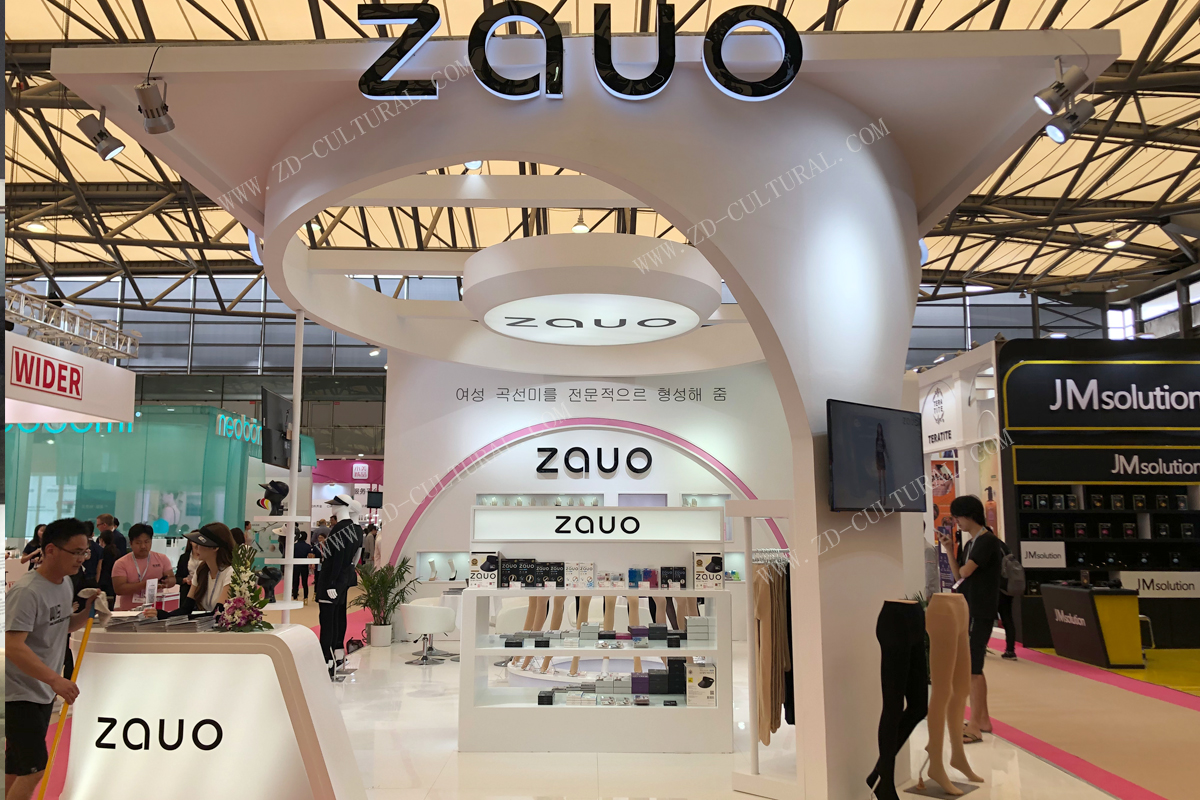 美博會展會設計搭建現(xiàn)場圖