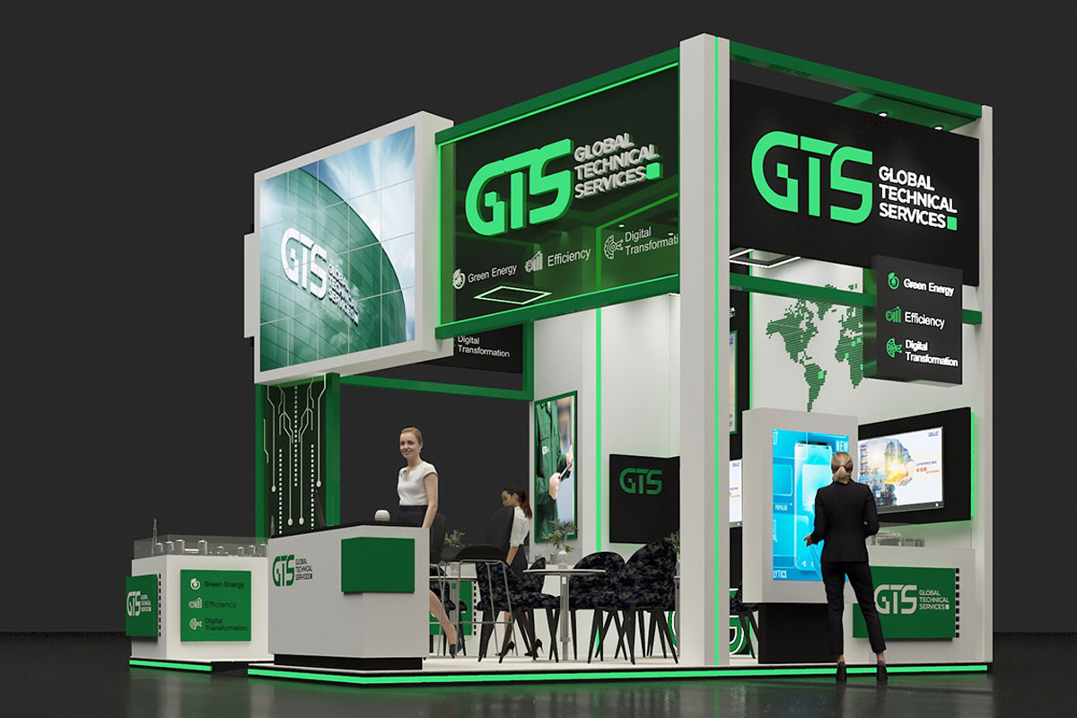 36㎡展位設計效果圖