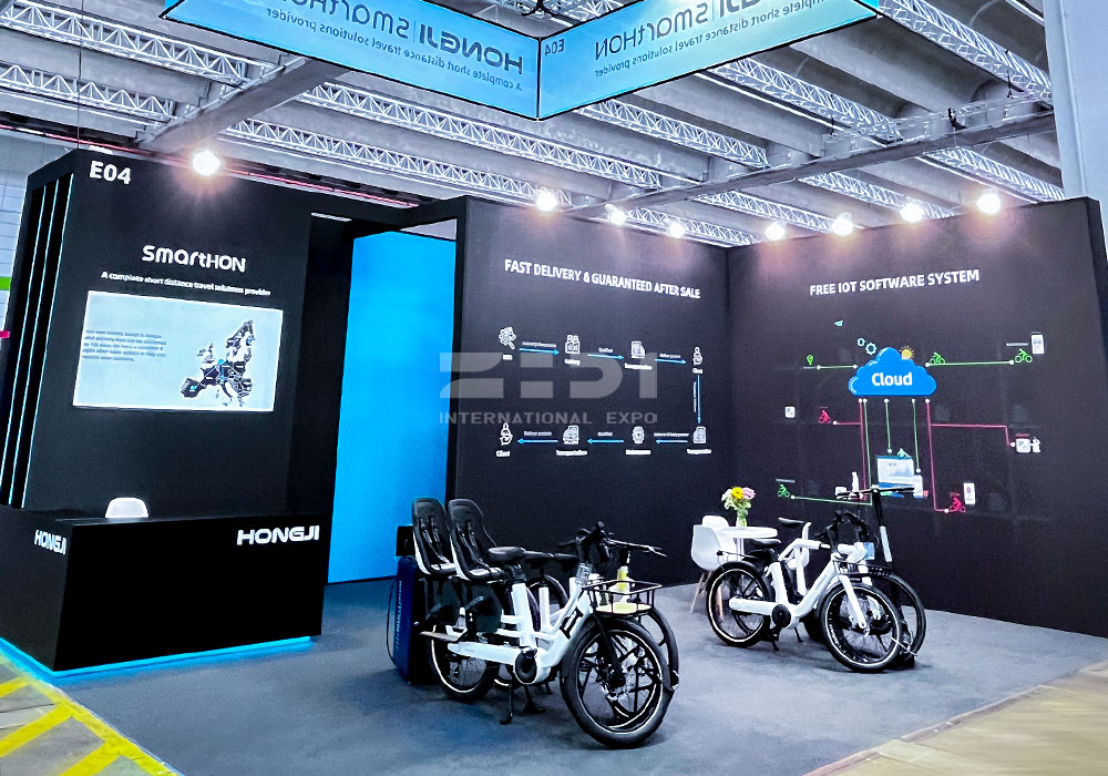 德國(guó)自行車展位布置