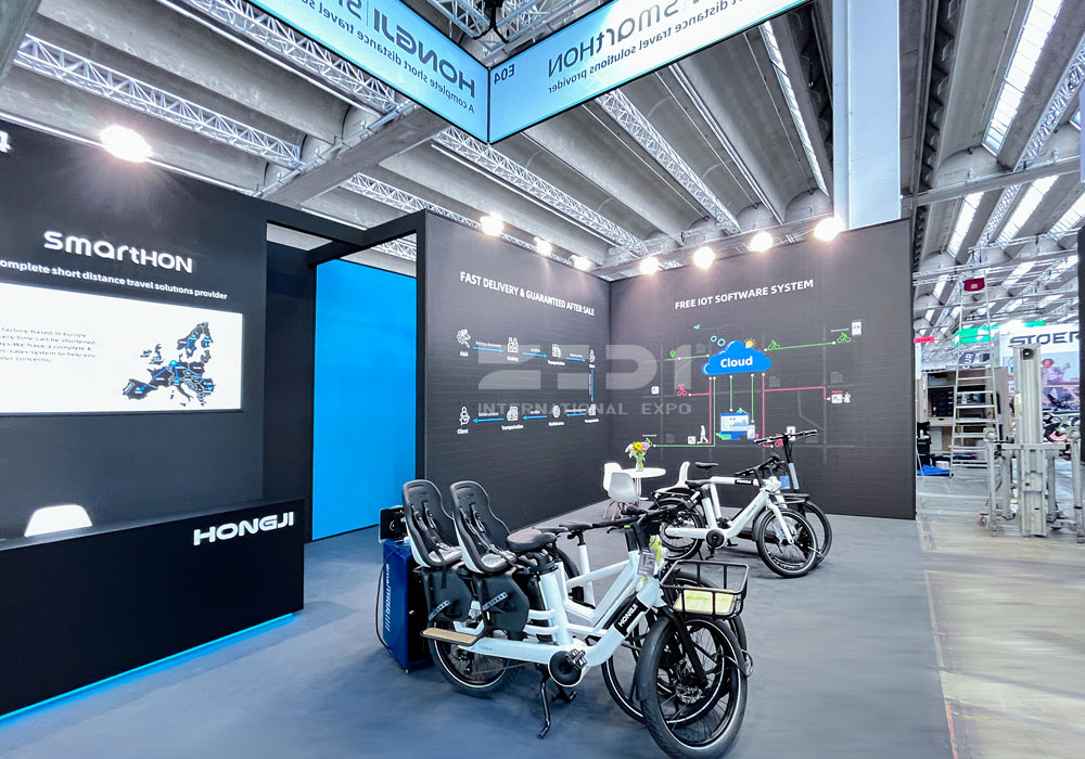 德國(guó)自行車展位設(shè)計(jì)