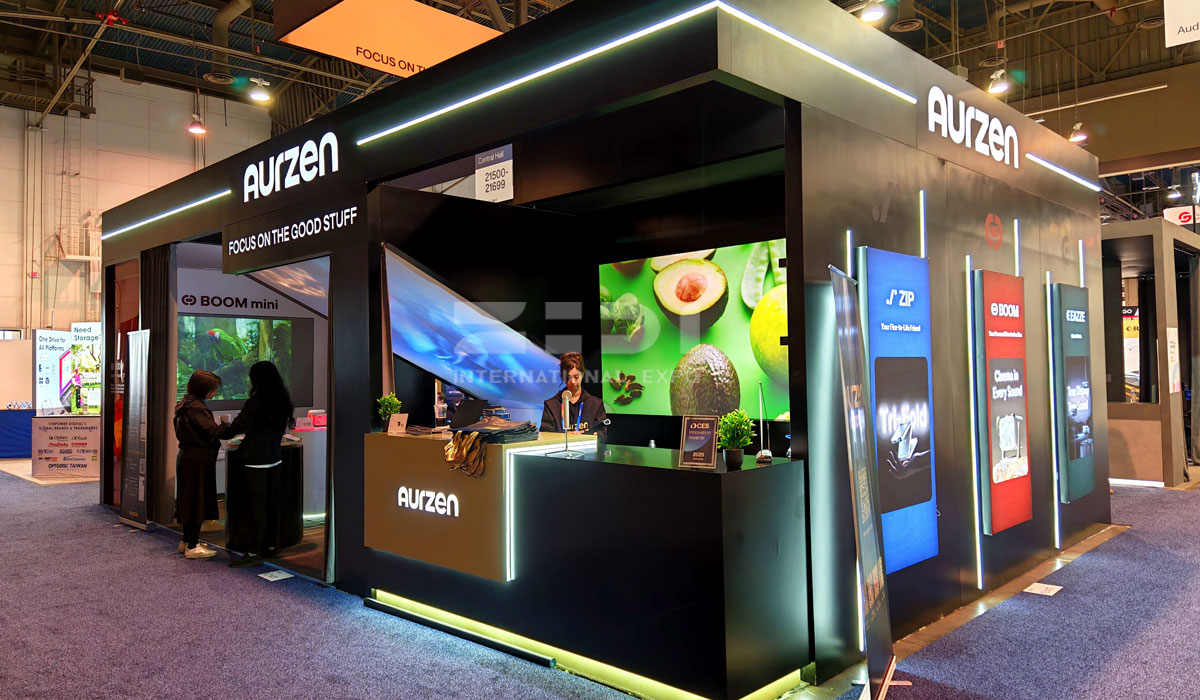 美國(guó)CES展臺(tái)搭建布置