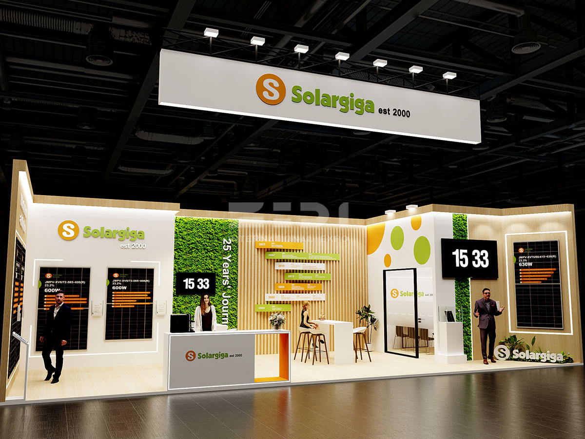 德國光伏能源展臺(tái)設(shè)計(jì)